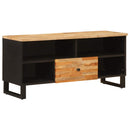 vidaXL TV szekrény fiókkal Barna 100 x 33 x 46 cm Tömör Mangófát