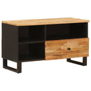 vidaXL TV szekrény fiókkal Barna 80 x 33 x 46 cm Tömör Mangófát