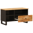 vidaXL TV szekrény fiókkal Barna 80 x 33 x 46 cm Tömör Mangófát