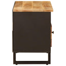 vidaXL TV szekrény fiókkal Barna 80 x 33 x 46 cm Tömör Mangófát