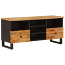 vidaXL TV szekrény Corona Barna 100 x 33 x 46 cm Tömör Mangófát