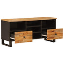 vidaXL TV szekrény Corona Barna 100 x 33 x 46 cm Tömör Mangófát