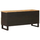 vidaXL TV szekrény Corona Barna 100 x 33 x 46 cm Tömör Mangófát