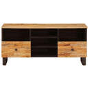 vidaXL TV szekrény Corona Barna 100 x 33 x 46 cm Tömör Mangófát