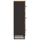 vidaXL Tároló Magasítószekrény Barna 40 x 33 x 110 cm Tömör Mangófát