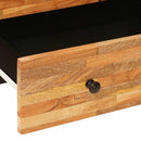 vidaXL Tároló Magasítószekrény Barna 60 x 33 x 100 cm Tömör Mangófát