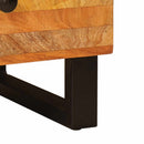 vidaXL Tároló Magasítószekrény Barna 60 x 33 x 100 cm Tömör Mangófát