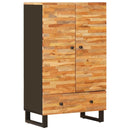 vidaXL Tároló Magasítószekrény Barna 60 x 33 x 100 cm Tömör Mangófát