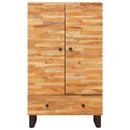 vidaXL Tároló Magasítószekrény Barna 60 x 33 x 100 cm Tömör Mangófát