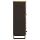 vidaXL Tároló Magasítószekrény Barna 60 x 33 x 100 cm Tömör Mangófát