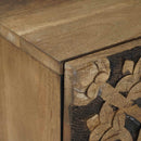 vidaXL Éjjeliszekrény 2 pcs Barna 40 x 33,5 x 46 cm Tömör Mangófát