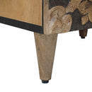 vidaXL Éjjeliszekrény 2 pcs Barna 40 x 33,5 x 46 cm Tömör Mangófát
