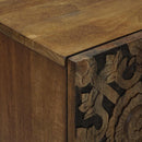 vidaXL Tároló Szekrény Barna 60 x 33,5 x 75 cm Tömör Mangófát