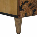 vidaXL Tároló Szekrény Barna 60 x 33,5 x 75 cm Tömör Mangófát