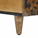 vidaXL Dohányzóasztal Barna 100 x 54 x 40 cm Tömör Mangófát