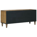 vidaXL TV szekrény fiókkal Barna 105 x 33,5 x 46 cm Tömör Mangófát