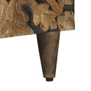 vidaXL Széf polcokkal tárolóval Barna 90 x 33,5 x 75 cm Tömör Mangófát