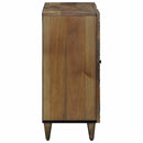 vidaXL Széf polcokkal tárolóval Barna 90 x 33,5 x 75 cm Tömör Mangófát