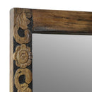 vidaXL Fali tükör Walnut barna 70 x 50 cm Szerelt fa és Üveg