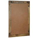 vidaXL Fali tükör Walnut barna 70 x 50 cm Szerelt fa és Üveg