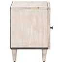 vidaXL Éjjeliszekrény 2 pcs Fehér 40 x 33,5 x 46 cm Tömör Mangófát