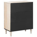 vidaXL Tároló Szekrény Fehér 60 x 33,5 x 75 cm Tömör Mangófát