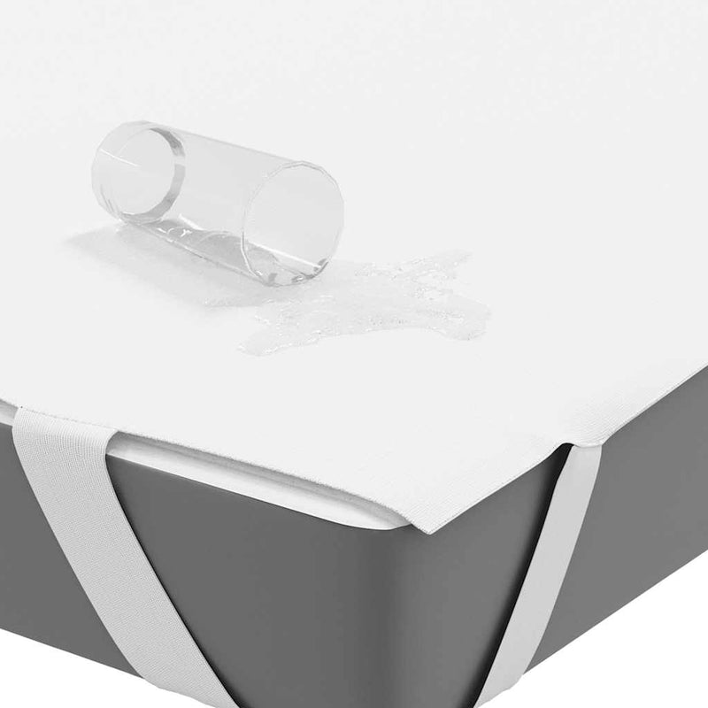 vidaXL fehér matracvédő 140 x 190 cm vízálló