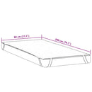 vidaXL fehér matracvédő 80 x 200 cm vízálló