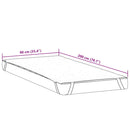 vidaXL fehér matracvédő 90 x 200 cm vízálló