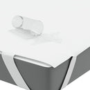 vidaXL fehér matracvédő 90 x 220 cm vízálló