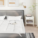 vidaXL fehér matracvédő 180 x 200 cm