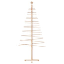 vidaXL tömör fenyő karácsonyfa dekorációnak 210 cm