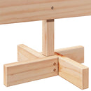 vidaXL tömör fenyő karácsonyfa-dekoráció 70 cm