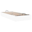 vidaXL Ottomán ágykeret matrac nélkül fehér 100x200 cm műbőr