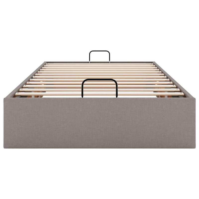 vidaXL Ottomán ágykeret matrac nélkül tópszín 80x200 cm anyagból