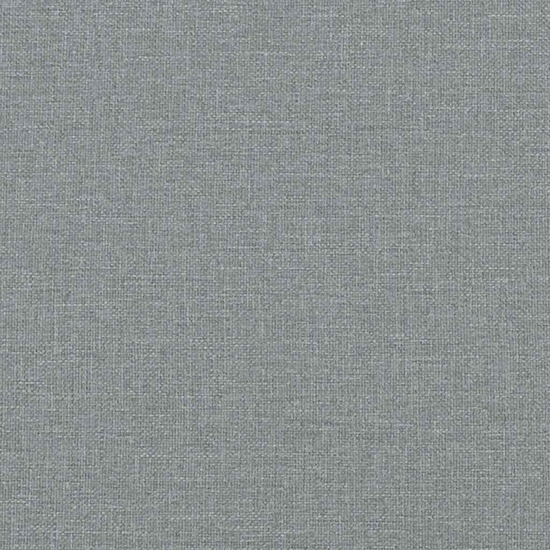 vidaXL Ottomán ágy matraccal világosszürke 120x190 cm szövet