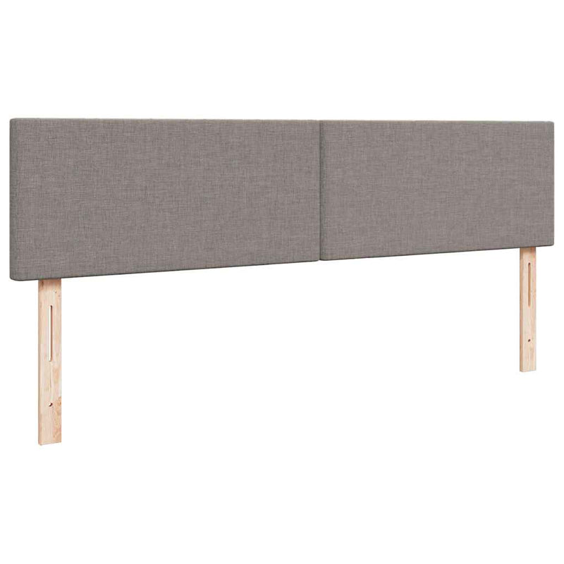 vidaXL Ottomán ágykeret matraccal tópszín 200x200 cm anyaggal