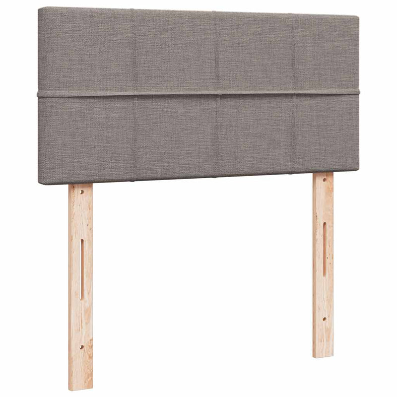 vidaXL Ottomán ágy matraccal tópszín 90x200 cm anyaggal