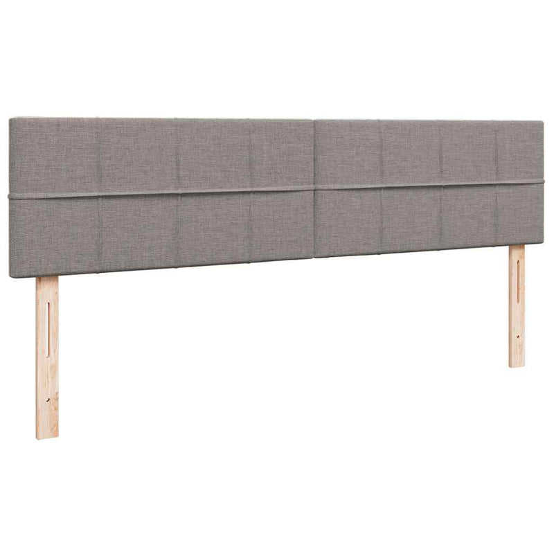 vidaXL Ottomán ágykeret matraccal tópszín 200x200 cm anyaggal