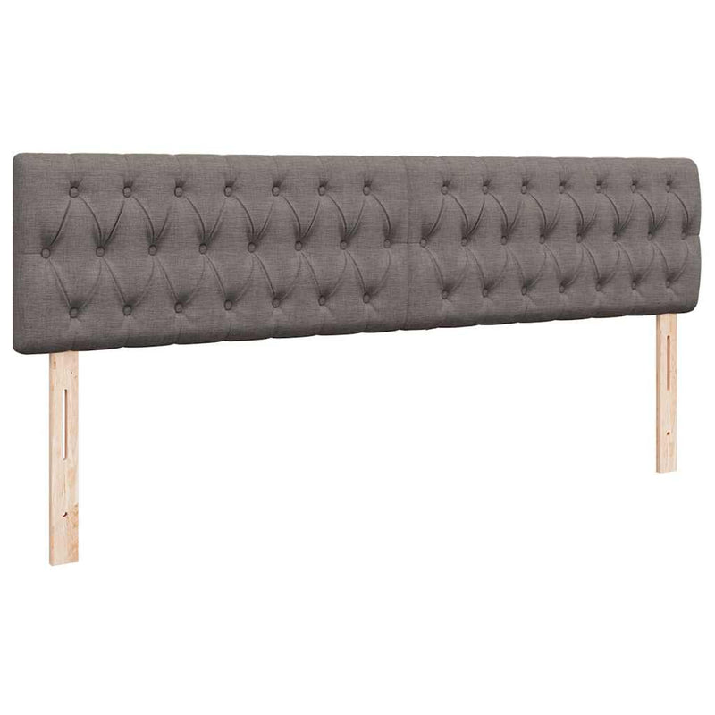 vidaXL Ottomán ágykeret matraccal tópszín 200x200 cm anyaggal