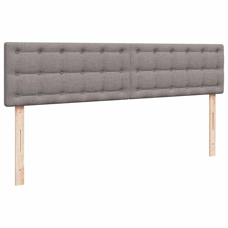 vidaXL Ottomán ágykeret matraccal tópszín 200x200 cm anyaggal