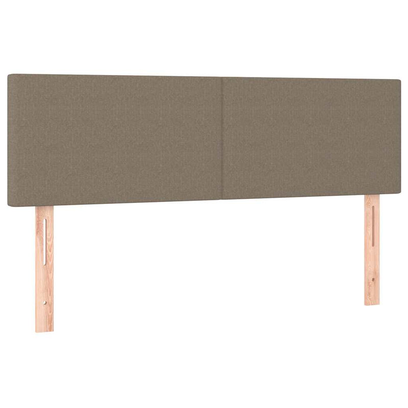 vidaXL Ottomán ágy matraccal & LED-ek Taupe 140x190 cm anyaggal