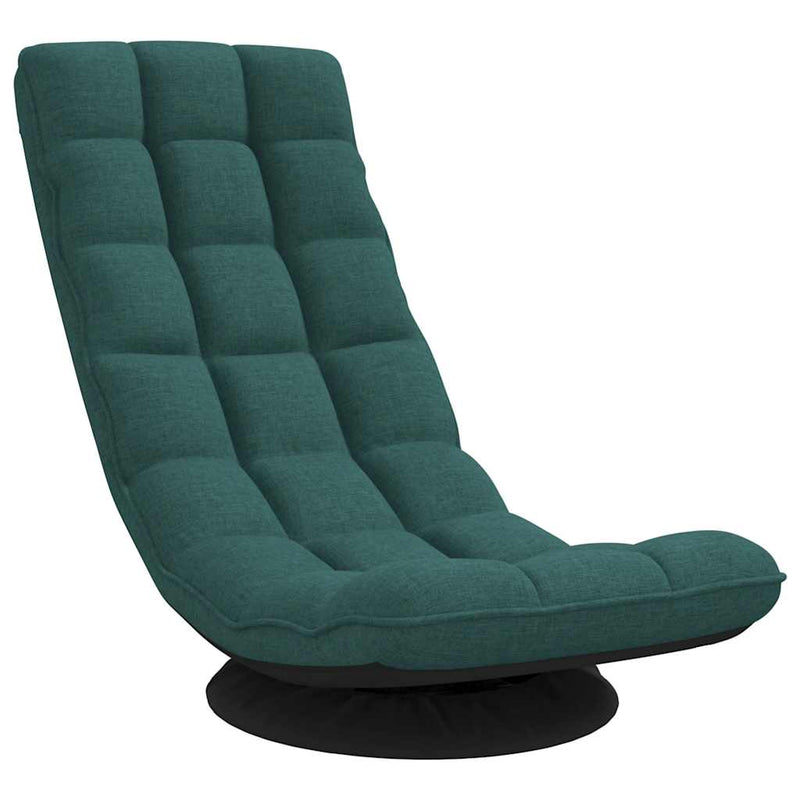 vidaXL sötétzöld szövet forgó padlószék 70x51x79 cm