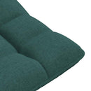 vidaXL sötétzöld szövet forgó padlószék 70x51x79 cm