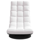 vidaXL fehér szövet forgó padlószék 70x51x79 cm