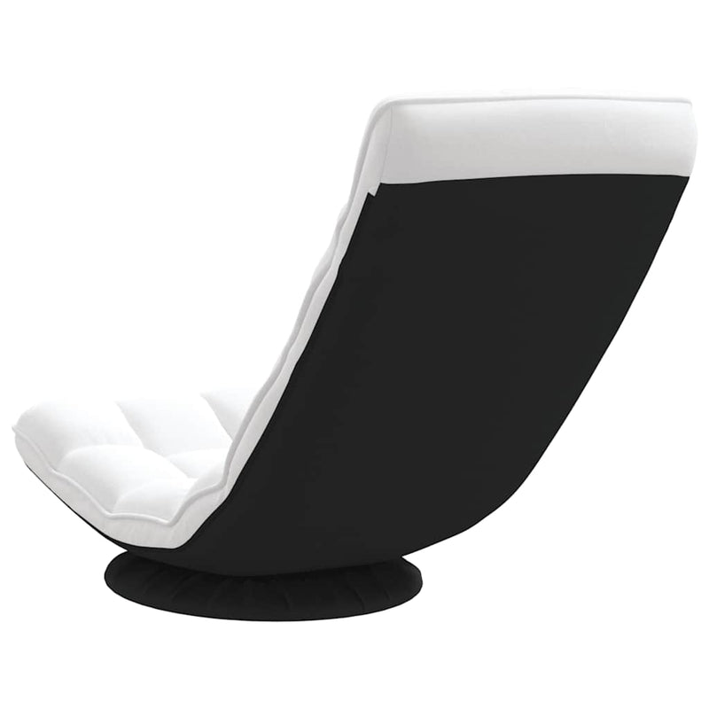 vidaXL fehér szövet forgó padlószék 70x51x79 cm