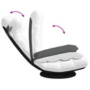 vidaXL fehér szövet forgó padlószék 70x51x79 cm