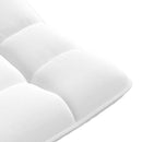 vidaXL fehér szövet forgó padlószék 70x51x79 cm