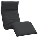 vidaXL fekete oxford-szövet összecsukható napozóágy 175x54x8,5 cm