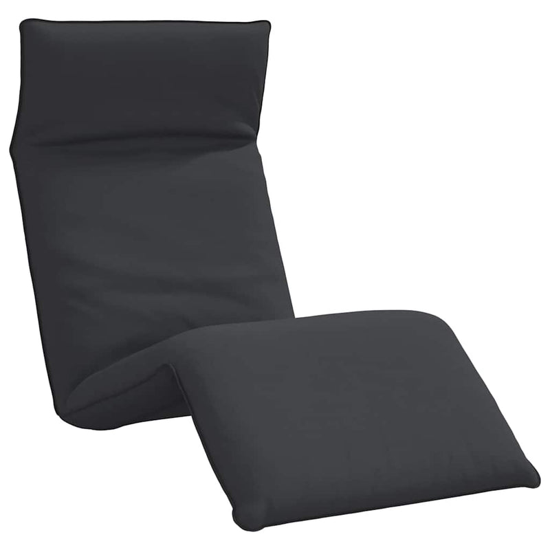 vidaXL fekete oxford-szövet összecsukható napozóágy 175x54x8,5 cm